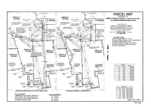 Click to see Parcel Map Book 20, pg. 40 (2007) of Nevada County Recorders Parcel Maps Book 20