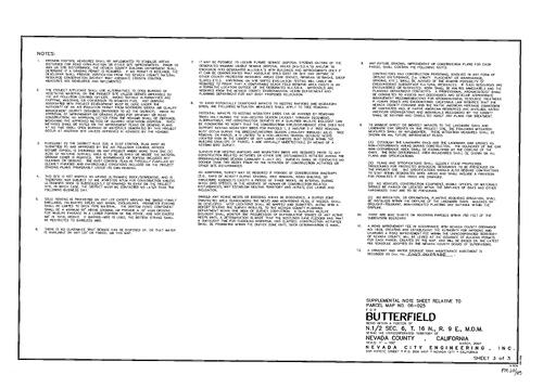 Click to see Parcel Map Book 20, pg. 43 (2007) of Nevada County Recorders Parcel Maps Book 20