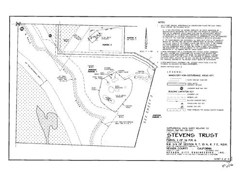 Click to see Parcel Map Book 20, pg. 46 (2007) of Nevada County Recorders Parcel Maps Book 20