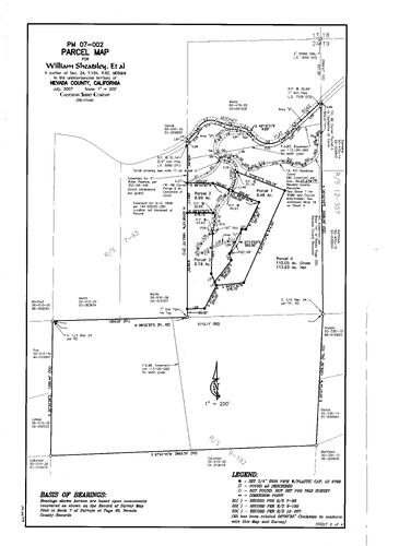 Click to see Parcel Map Book 20, pg. 49 (2007) of Nevada County Recorders Parcel Maps Book 20