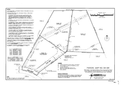 Click to see Parcel Map Book 20, pg. 55 (2007) of Nevada County Recorders Parcel Maps Book 20
