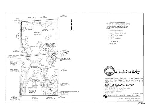 Click to see Parcel Map Book 20, pg. 59 (2008) of Nevada County Recorders Parcel Maps Book 20