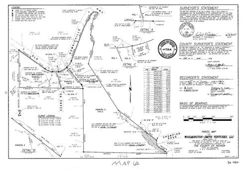 Click to see Parcel Map Book 20, pg. 62 (2008) of Nevada County Recorders Parcel Maps Book 20