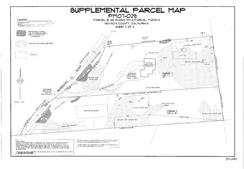 Click to see Parcel Map Book 20, pg. 67 (2008) of Nevada County Recorders Parcel Maps Book 20