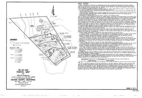 Click to see Parcel Map Book 20, pg. 69 (2008) of Nevada County Recorders Parcel Maps Book 20