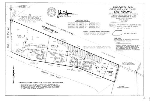 Click to see Parcel Map Book 20, pg. 71 (2008) of Nevada County Recorders Parcel Maps Book 20