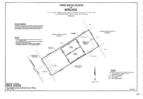 Click to see Parcel Map Book 20, pg. 74 (2008) of Nevada County Recorders Parcel Maps Book 20