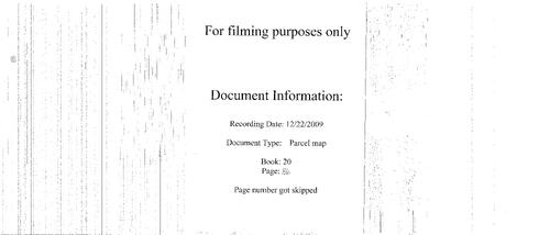 Click to see Parcel Map Book 20, pg. 86 of Nevada County Recorders Parcel Maps Book 20