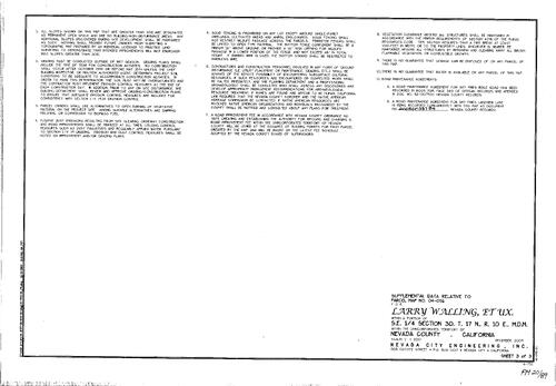 Click to see Parcel Map Book 20, pg. 89 (2009) of Nevada County Recorders Parcel Maps Book 20