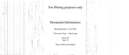 Click to see Parcel Map Book 20, pg. 91 of Nevada County Recorders Parcel Maps Book 20