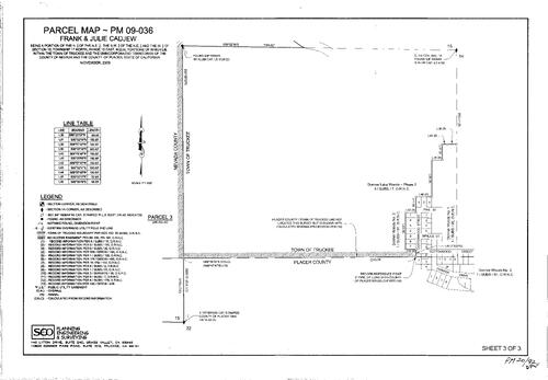 Click to see Parcel Map Book 20, pg. 92 (2009) of Nevada County Recorders Parcel Maps Book 20