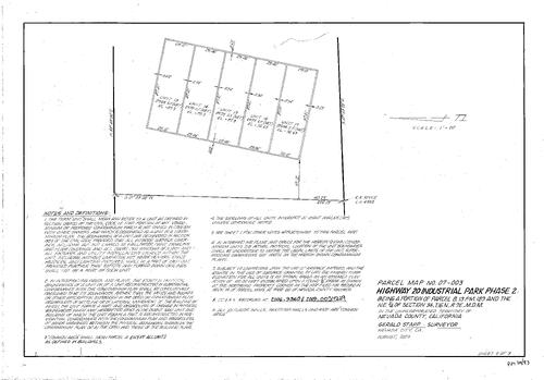 Click to see Parcel Map Book 20, pg. 93 (2009) of Nevada County Recorders Parcel Maps Book 20