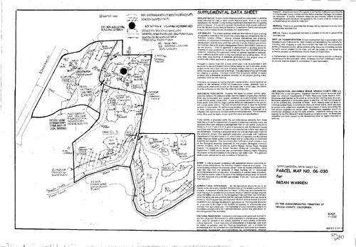 Click to see Parcel Map Book 20, pg. 97 (2010) of Nevada County Recorders Parcel Maps Book 20
