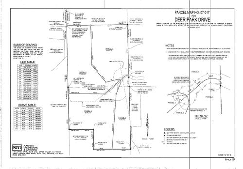 Click to see Parcel Map Book 20, pg. 99 (2010) of Nevada County Recorders Parcel Maps Book 20