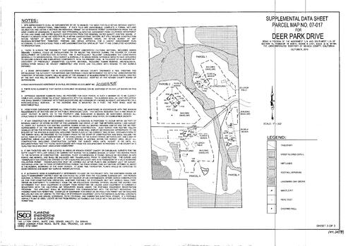 Click to see Parcel Map Book 20, pg. 99 (2010) of Nevada County Recorders Parcel Maps Book 20