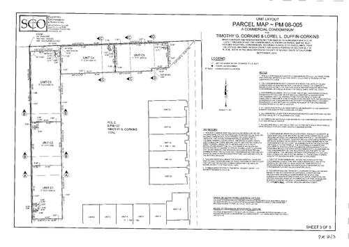 Click to see Parcel Map Book 21, pg. 3 (2011) of Nevada County Recorders Parcel Maps Book 21