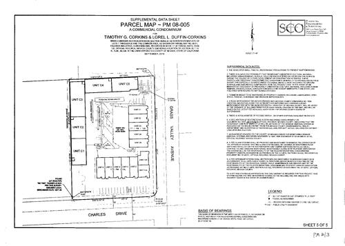 Click to see Parcel Map Book 21, pg. 3 (2011) of Nevada County Recorders Parcel Maps Book 21