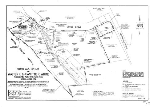 Click to see Parcel Map Book 21, pg. 4 (2011) of Nevada County Recorders Parcel Maps Book 21