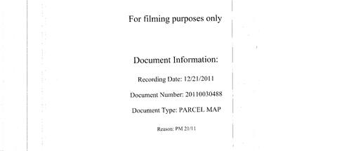 Click to see Parcel Map Book 21, pg. 11 of Nevada County Recorders Parcel Maps Book 21