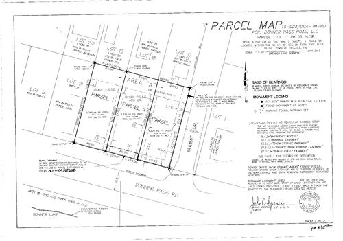 Click to see Parcel Map Book 21, pg. 18 (2013) of Nevada County Recorders Parcel Maps Book 21