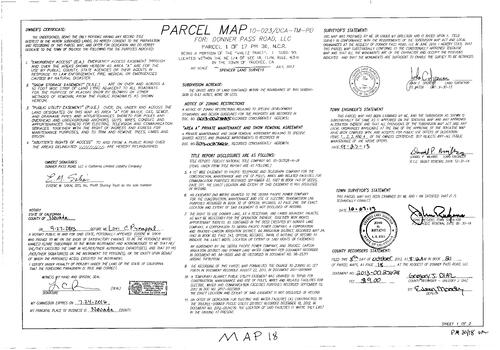 Click to see Parcel Map Book 21, pg. 18 (2013) of Nevada County Recorders Parcel Maps Book 21
