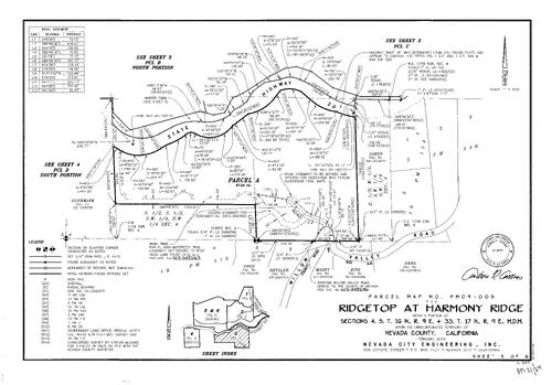 Click to see Parcel Map Book 21, pg. 24 (2013) of Nevada County Recorders Parcel Maps Book 21