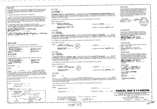 Click to see Parcel Map Book 21, pg. 25 (2013) of Nevada County Recorders Parcel Maps Book 21