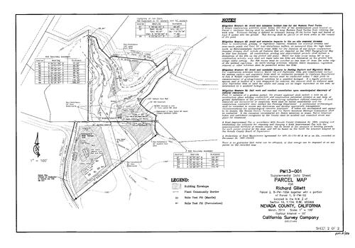 Click to see Parcel Map Book 21, pg. 26 (2014) of Nevada County Recorders Parcel Maps Book 21