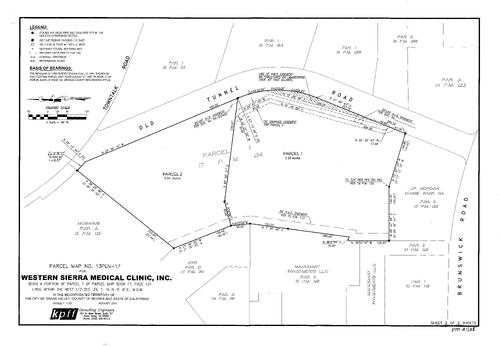 Click to see Parcel Map Book 21, pg. 28 (2014) of Nevada County Recorders Parcel Maps Book 21