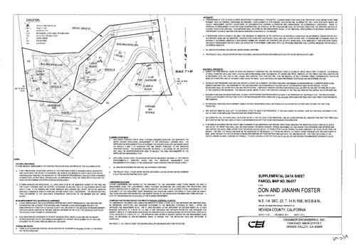 Click to see Parcel Map Book 21, pg. 29 (2014) of Nevada County Recorders Parcel Maps Book 21