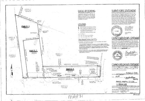 Click to see Parcel Map Book 21, pg. 31 (2014) of Nevada County Recorders Parcel Maps Book 21