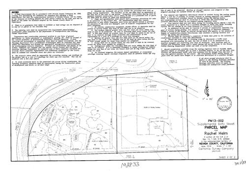 Click to see Parcel Map Book 21, pg. 33 (2015) of Nevada County Recorders Parcel Maps Book 21