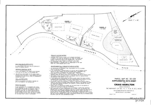 Click to see Parcel Map Book 21, pg. 34 (2015) of Nevada County Recorders Parcel Maps Book 21