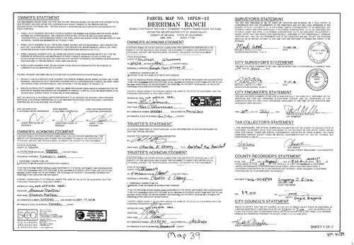 Click to see Parcel Map Book 21, pg. 39 (2016) of Nevada County Recorders Parcel Maps Book 21