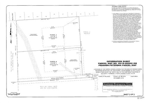 Click to see Parcel Map Book 21, pg. 45 (2016) of Nevada County Recorders Parcel Maps Book 21