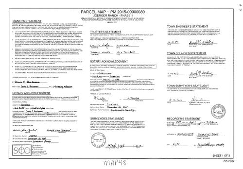 Click to see Parcel Map Book 21, pg. 48 of Nevada County Recorders Parcel Maps Book 21