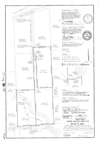 Click to see Parcel Map Book 21, pg. 49 of Nevada County Recorders Parcel Maps Book 21
