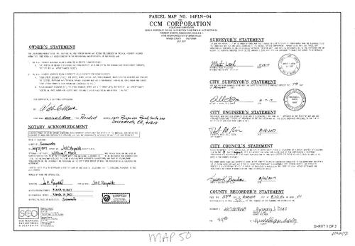 Click to see Parcel Map Book 21, pg. 50 of Nevada County Recorders Parcel Maps Book 21