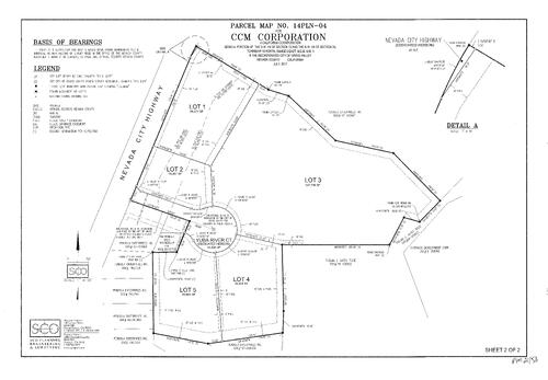 Click to see Parcel Map Book 21, pg. 50 of Nevada County Recorders Parcel Maps Book 21