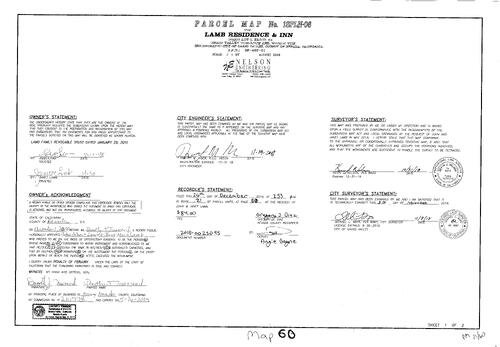 Click to see Parcel Map Book 21, pg. 60 of Nevada County Recorders Parcel Maps Book 21