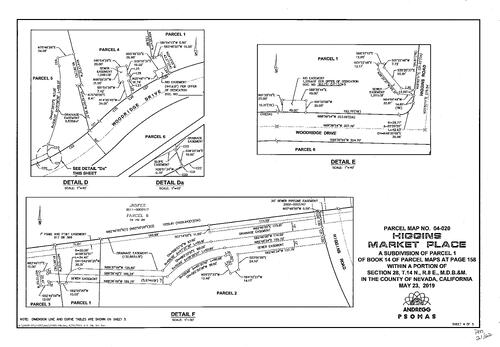 Click to see Parcel Map Book 21, pg. 62 of Nevada County Recorders Parcel Maps Book 21