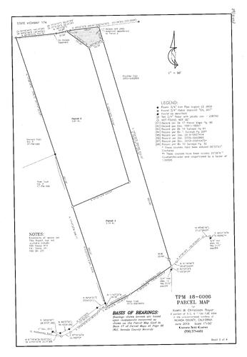 Click to see Parcel Map 21, pg. 63 (2019) of Nevada County Recorders Parcel Maps Book 21
