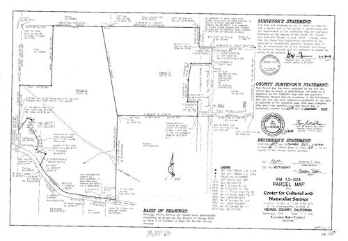 Click to see Parcel Map 21, pg. 65 (2019) of Nevada County Recorders Parcel Maps Book 21