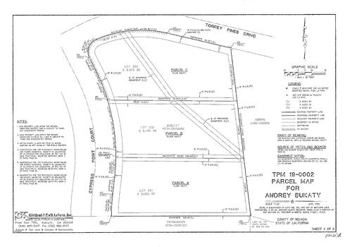Click to see Parcel Map 21-068, 2020 of Nevada County Recorders Parcel Maps Book 21