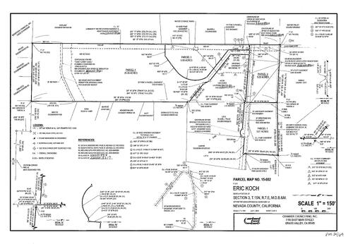 Click to see Parcel Map Book 21-069, 2020 of Nevada County Recorders Parcel Maps Book 21