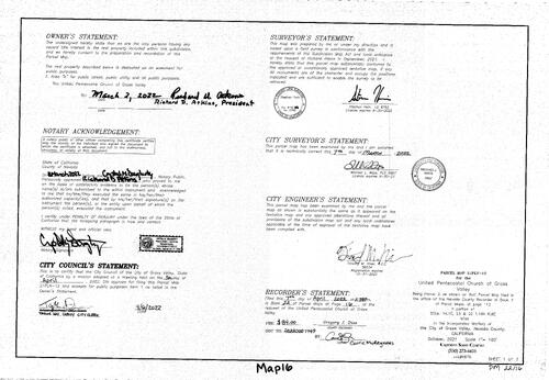 Click to see Parcel Map Book 22, pg. 16 (2022) of Nevada County Recorders Parcel Maps Book 22