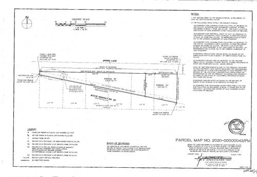 Click to see Parcel Map Book 22, pg. 17 (2022) of Nevada County Recorders Parcel Maps Book 22