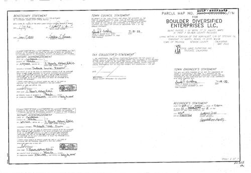 Click to see Parce Map Book 22, pg. 18 (2022) of Nevada County Recorders Parcel Maps Book 22