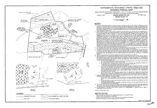 Click to see Parcel Map Book 22, pg. 23 of Nevada County Recorders Parcel Maps Book 22