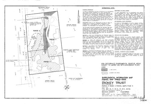 Click to see Parcel Map Book 22, pg. 26 (2023) of Nevada County Recorders Parcel Maps Book 22